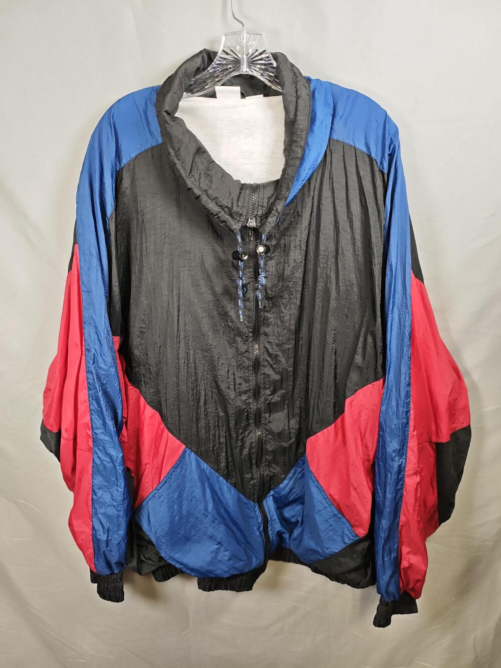 Vintage Pro Spirit Jacket Mens 2XL Windbreaker Retro 90s Nylon Coat